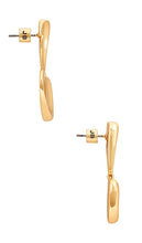 Jenny Bird Layla Drop Earrings in Metallic Gold