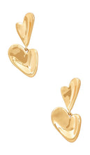 Jenny Bird Layla Drop Earrings in Metallic Gold