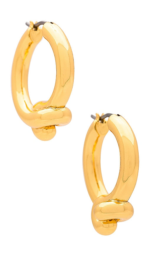 Jenny Bird Maeve Hoop Earring in Metallic Gold