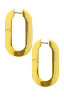Jenny Bird Mega U Link Earrings in Metallic Gold
