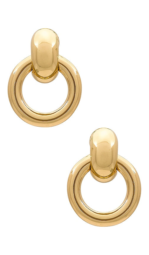 Jenny Bird Puffy Faye Knockers in Metallic Gold