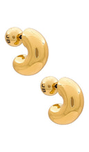 Jenny Bird Tome Small Hoops in Metallic Gold