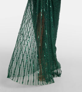 Jenny Packham Anja sequined gown