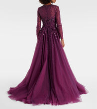 Jenny Packham Constantine embellished tulle gown