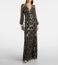 Jenny Packham Moondance sequined gown