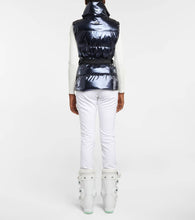 Jet Set Clara Met metallic puffer vest