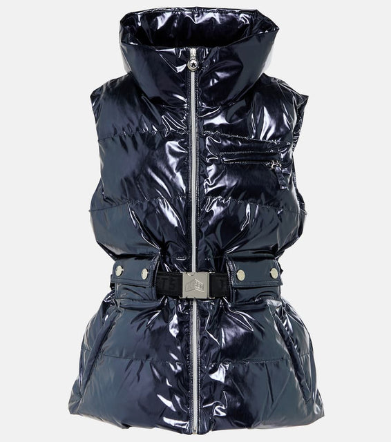 Jet Set Clara Met metallic puffer vest