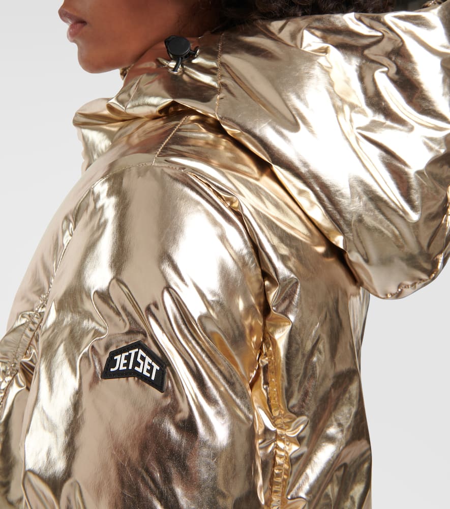 Jet Set Joanna metallic ski jacket