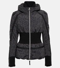 Jet Set Raffaella leopard-print ski jacket