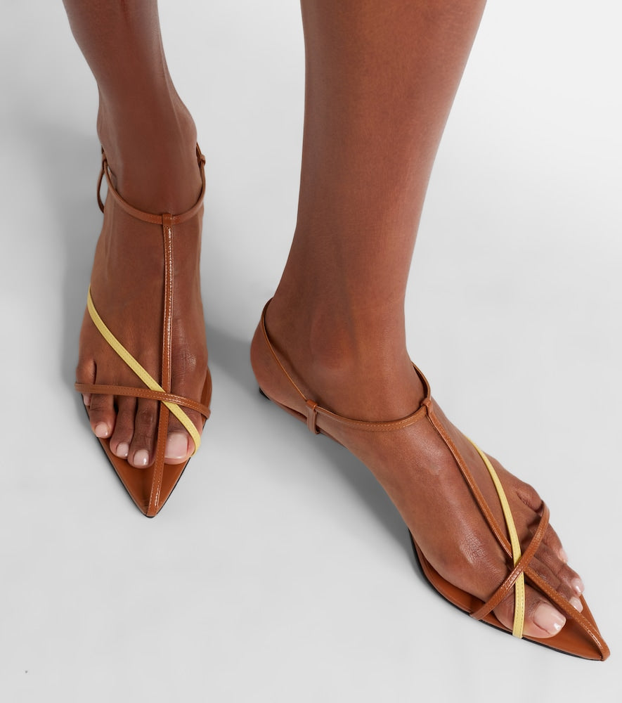 Jil Sander 35 leather sandals