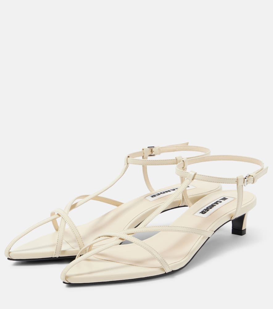 Jil Sander 35 leather sandals