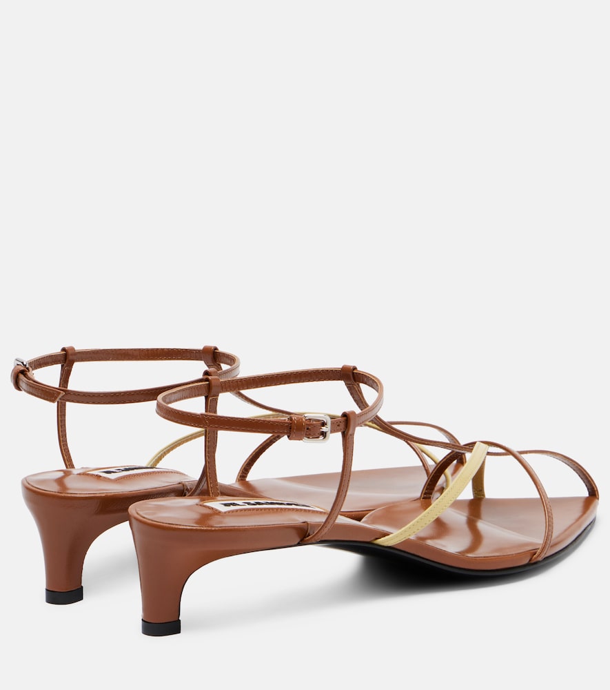 Jil Sander 35 leather sandals