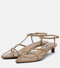 Jil Sander 35 leather sandals