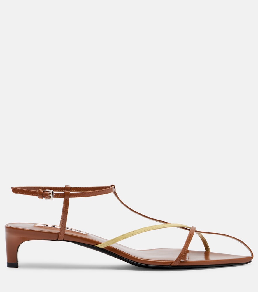 Jil Sander 35 leather sandals