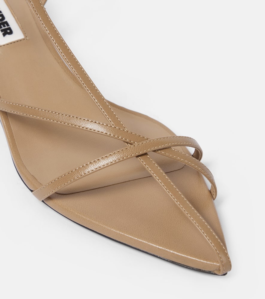 Jil Sander 35 leather sandals