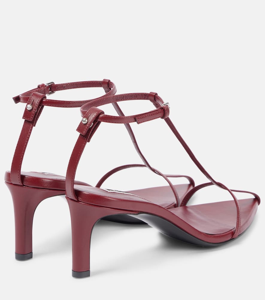 Jil Sander 65 leather sandals