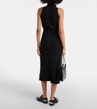Jil Sander A-line cotton boucl√É¬© midi skirt
