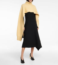 Jil Sander Asymmetrical wool dress