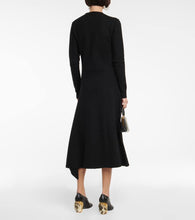 Jil Sander Asymmetrical wool dress