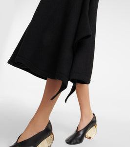 Jil Sander Asymmetrical wool dress