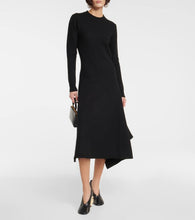 Jil Sander Asymmetrical wool dress