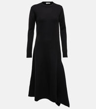 Jil Sander Asymmetrical wool dress