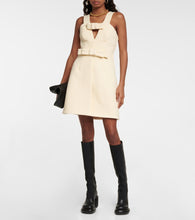 Jil Sander Bow-detail wool-blend minidress
