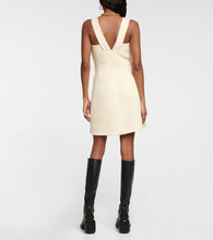 Jil Sander Bow-detail wool-blend minidress
