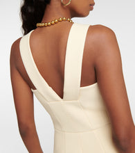 Jil Sander Bow-detail wool-blend minidress