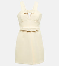 Jil Sander Bow-detail wool-blend minidress. Jil Sander 蝴蝶结装饰羊毛混纺迷你连衣裙