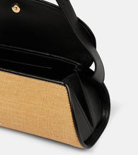 Jil Sander Cannolo Small leather-trimmed shoulder bag