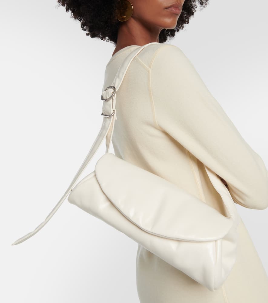Jil Sander Cannolo leather shoulder bag