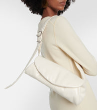 Jil Sander Cannolo leather shoulder bag