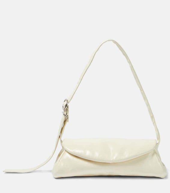 Jil Sander Cannolo leather shoulder bag