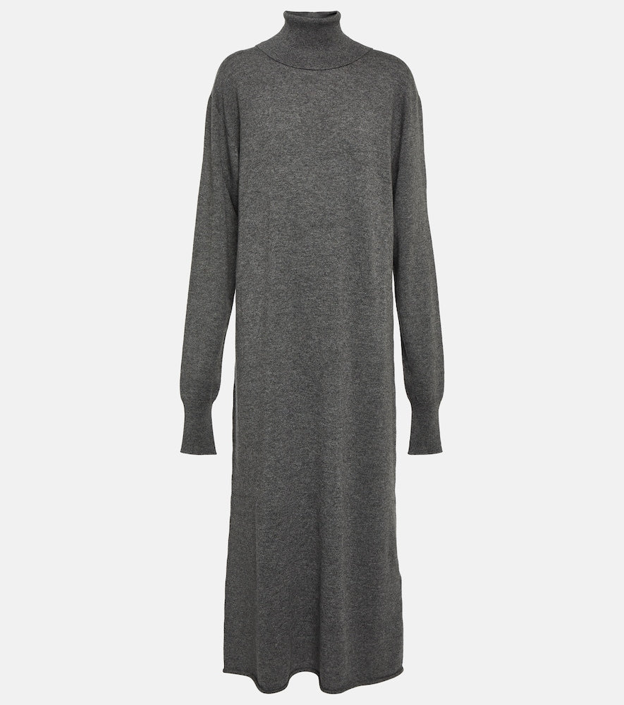 Jil Sander Cashmere turtleneck midi dress. Jil Sander 羊绒高领中长连衣裙