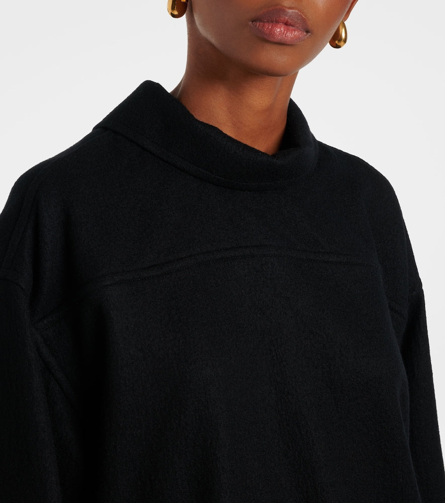 Jil Sander Convertible wool midi dress