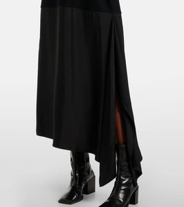 Jil Sander Convertible wool midi dress