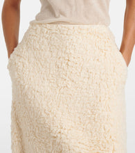 Jil Sander Cotton fleece midi skirt