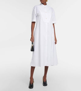 Jil Sander Cotton midi dress