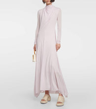 Jil Sander Draped crêpe gown