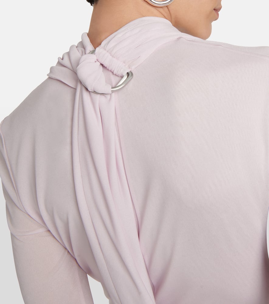 Jil Sander Draped crêpe gown