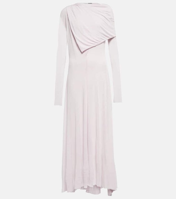 Jil Sander Draped crêpe gown