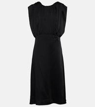 Jil Sander Draped satin midi dress