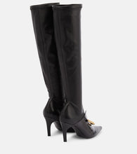 Jil Sander Embellished leather knee-high boots