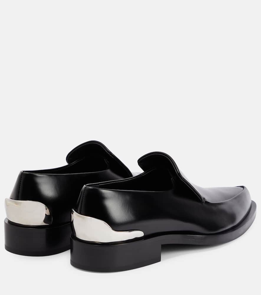 Jil Sander Embellished leather loafers