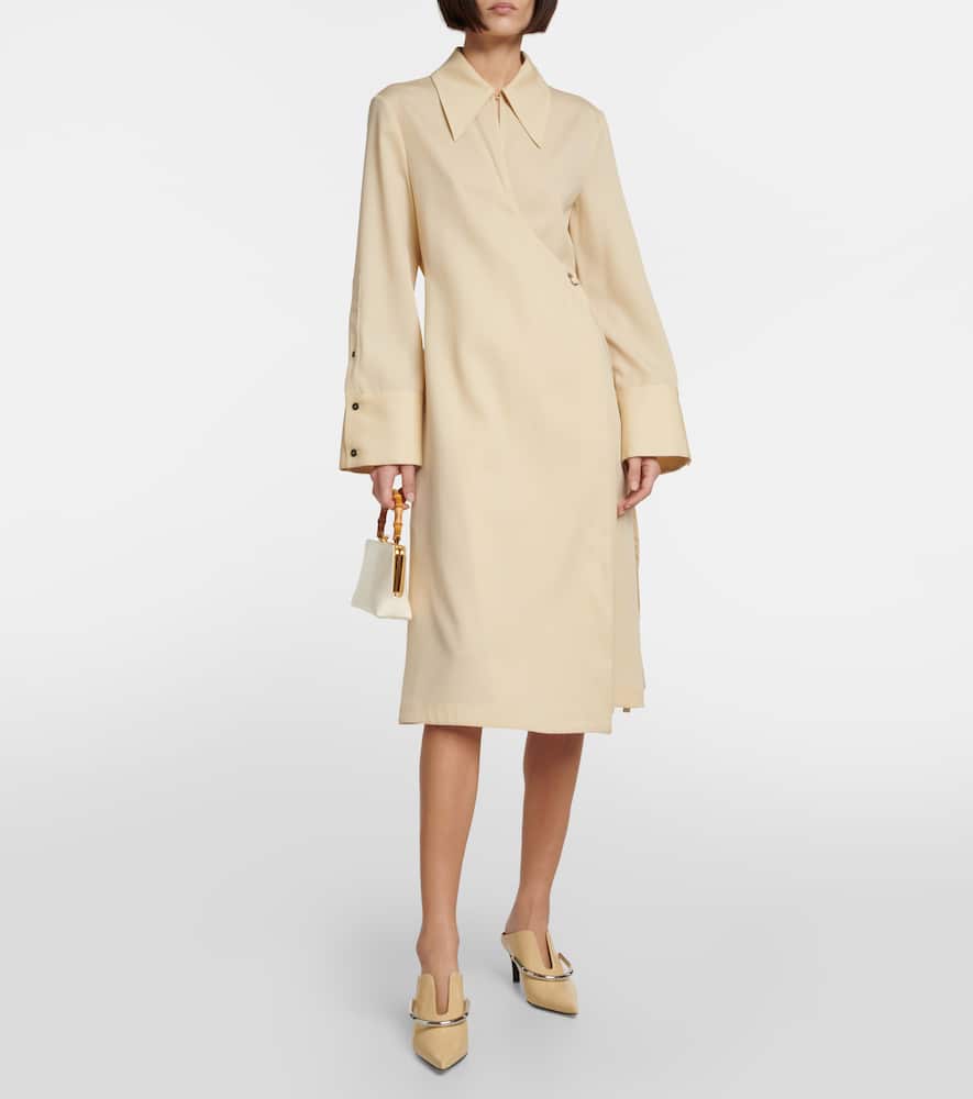 Jil Sander Embellished leather mules