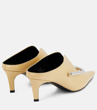 Jil Sander Embellished leather mules