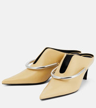 Jil Sander Embellished leather mules