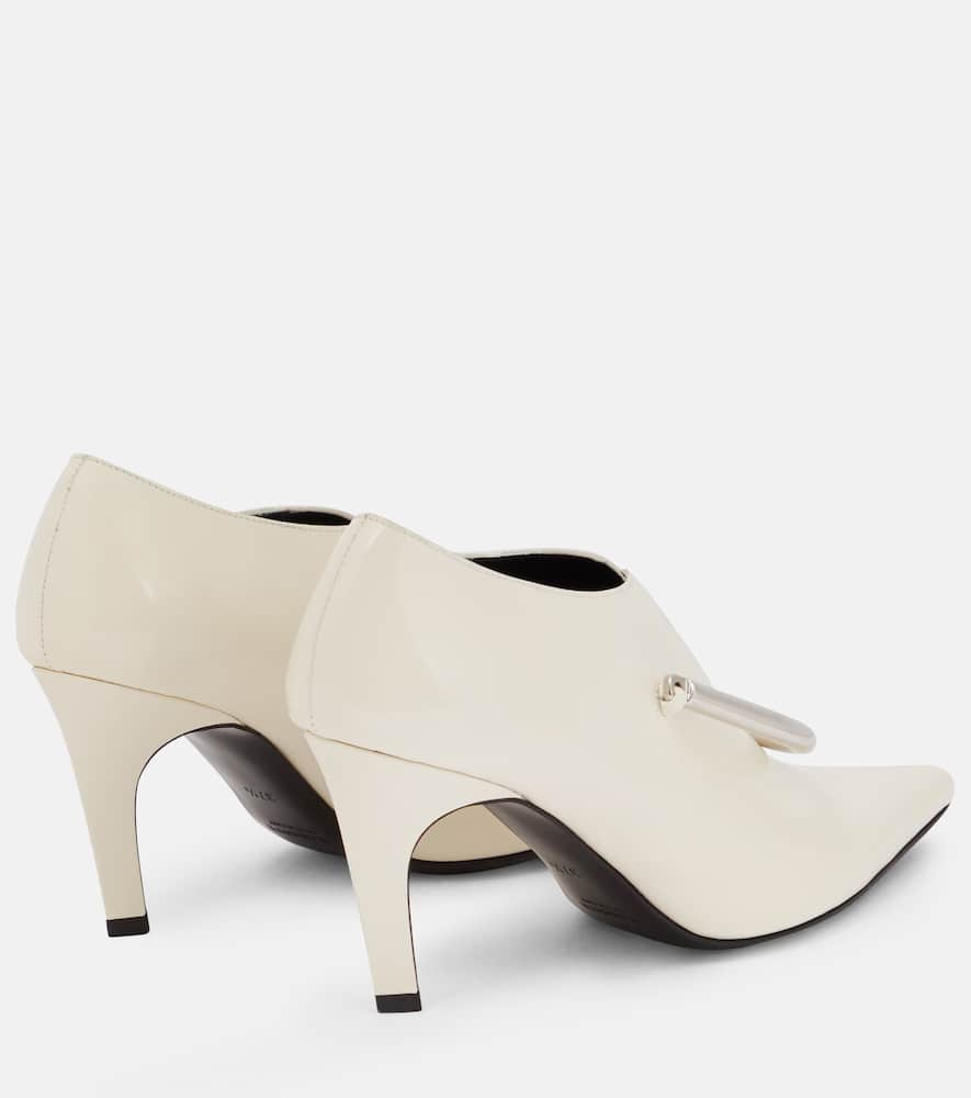 Jil Sander Embellished leather pumps