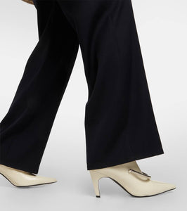 Jil Sander Embellished leather pumps